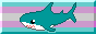trans flag blahaj